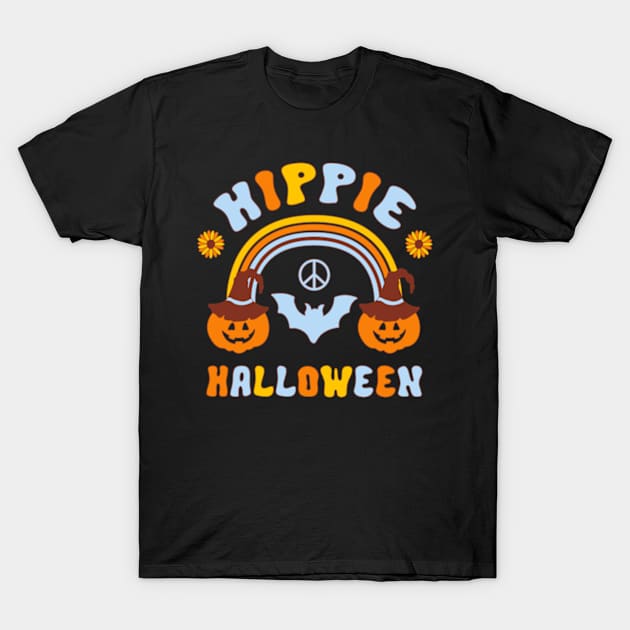 Hippie Halloween T-Shirt by Three Meat Curry